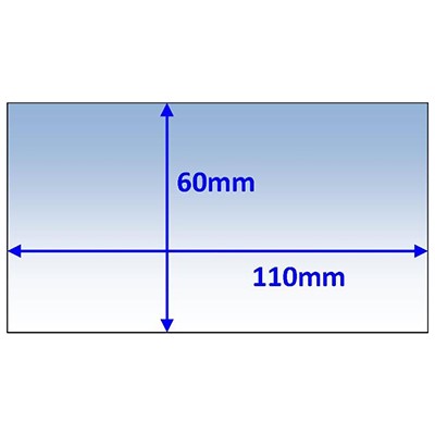 WELDCLASS LENS - CLEAR 110X60MM SUIT KEMPPI BETA 60